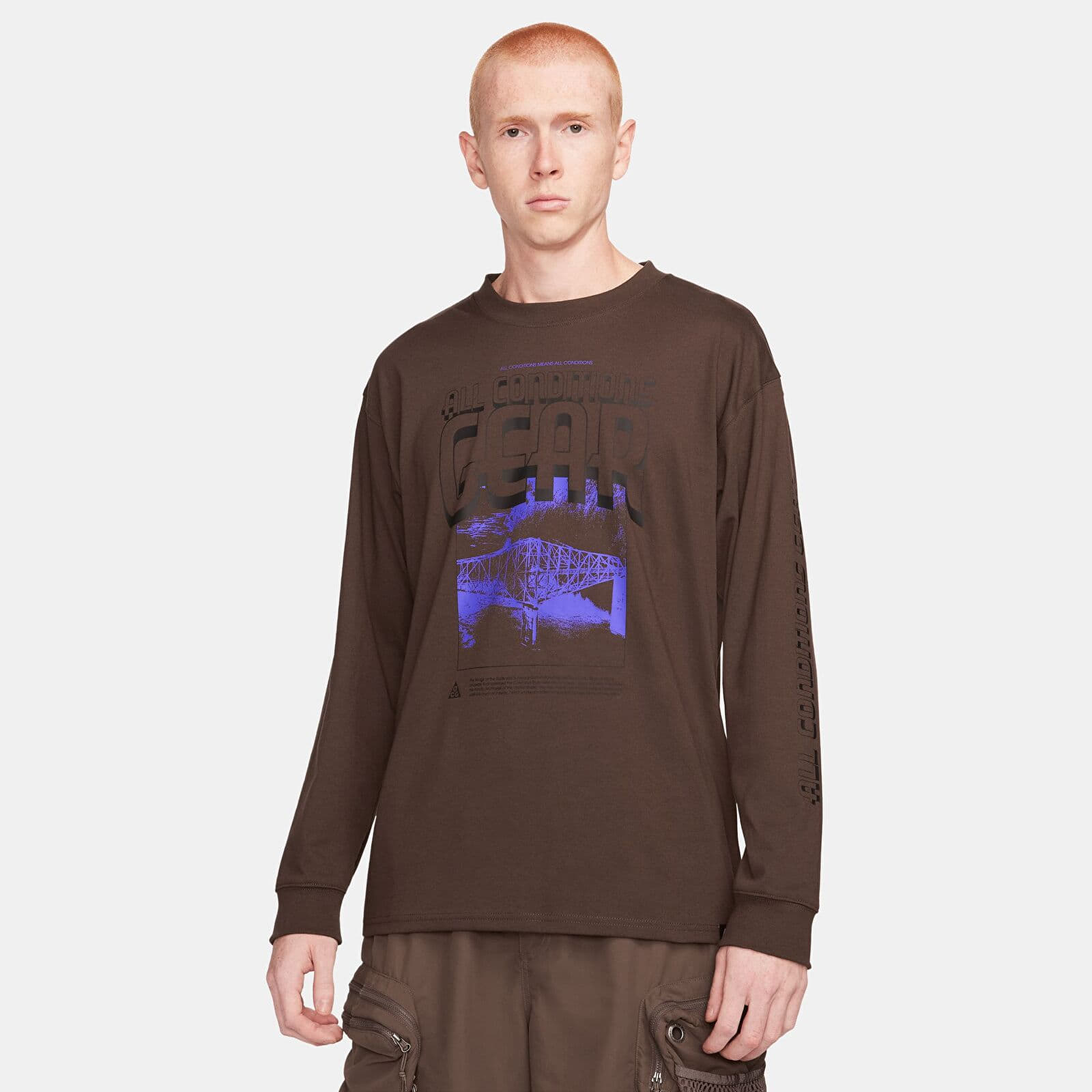 Тениски Nike ACG Men's Long-Sleeve Dri-FIT T-Shirt Baroque Brown