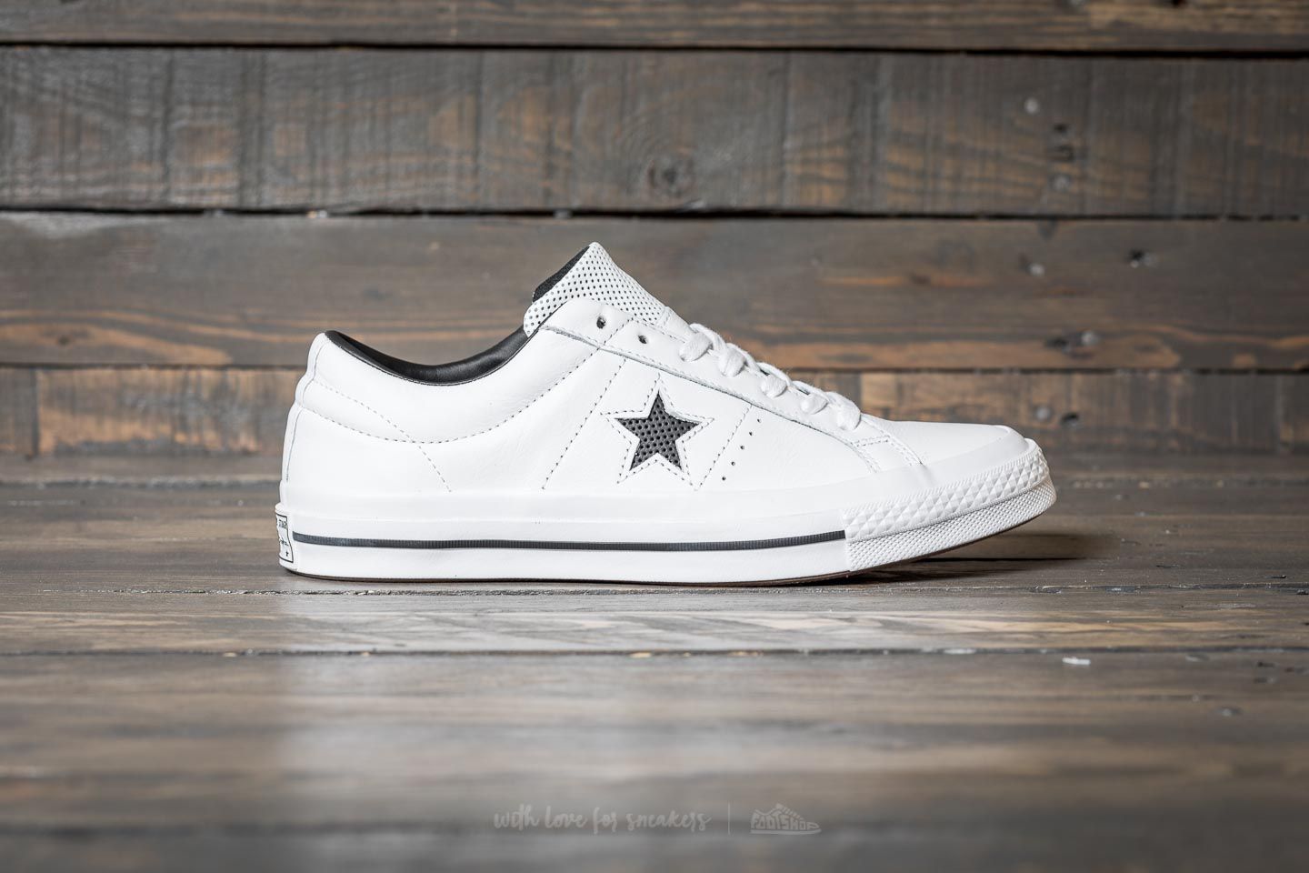 Férfi cipők Converse One Star OX White/ Black/ White