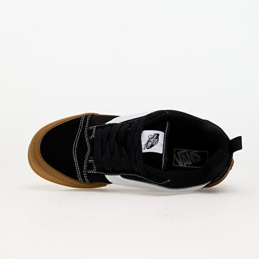 Vans old skool black gum on feet new arrivals