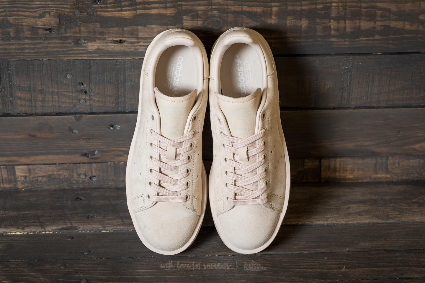 Women's shoes adidas Stan Smith Bold W Linen/ Linen/ Linen