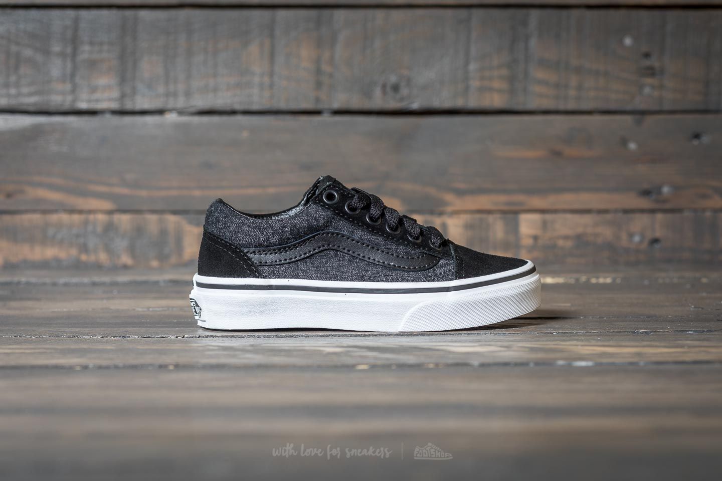 Zapatillas y zapatos para niños Vans Old Skool (Suede & Suiting) Black