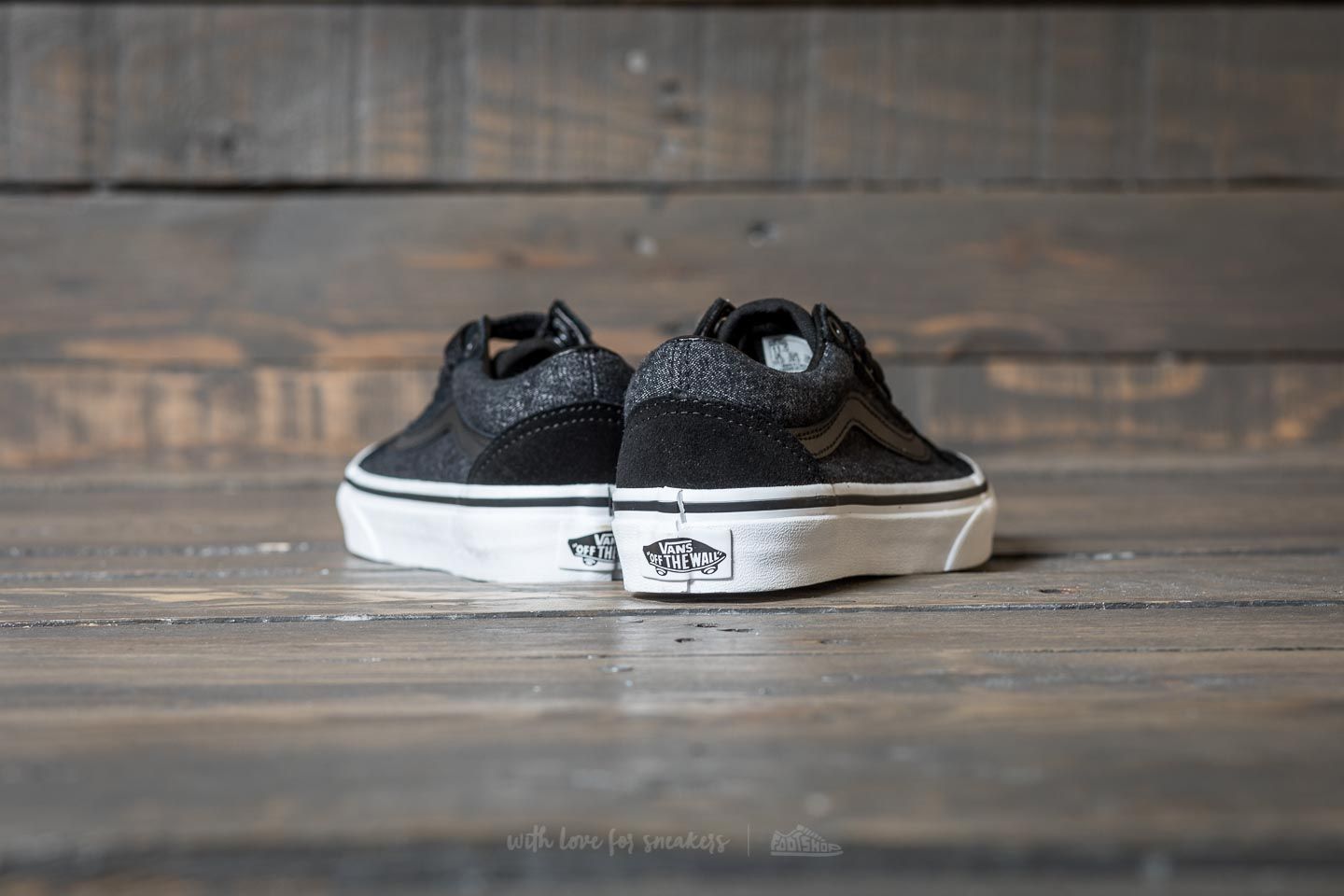 Zapatillas y zapatos para niños Vans Old Skool (Suede & Suiting) Black