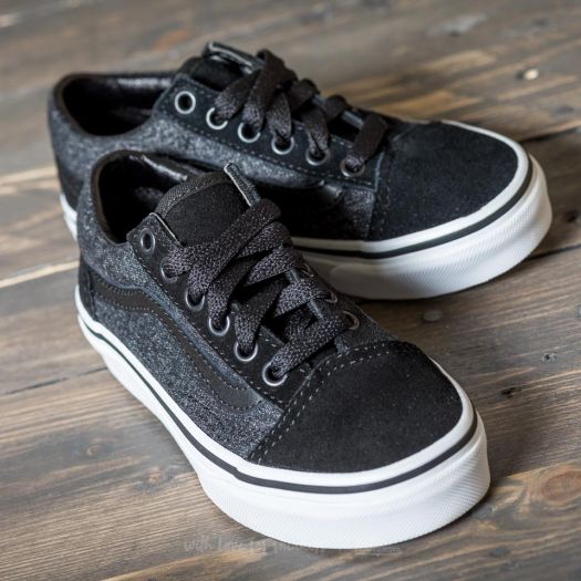 Kids sneakers and shoes Vans Old Skool Suede Suiting Black Footshop