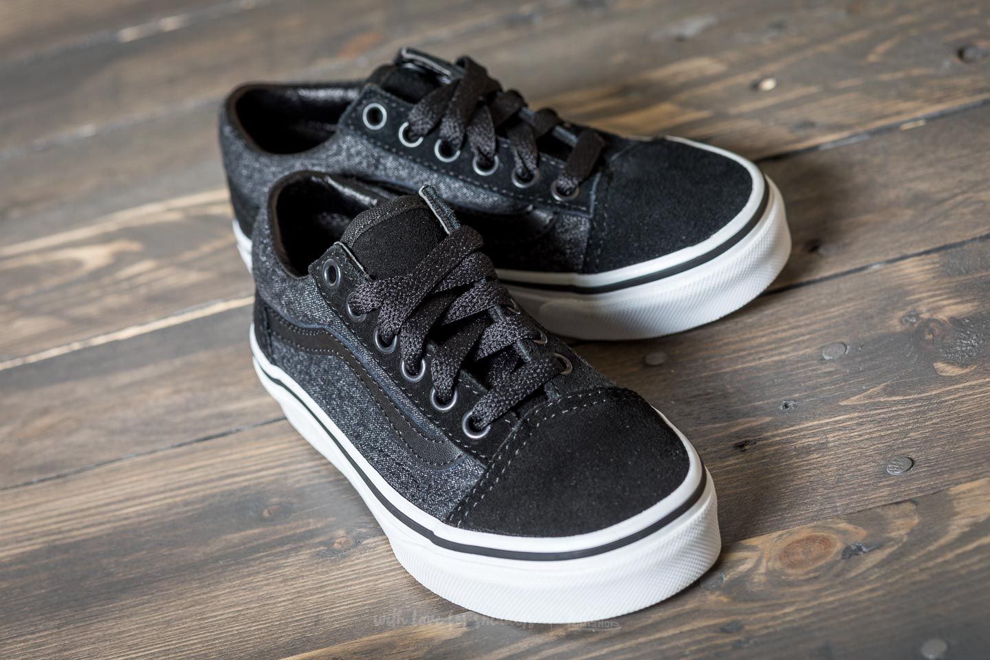 Zapatillas y zapatos para niños Vans Old Skool (Suede & Suiting) Black