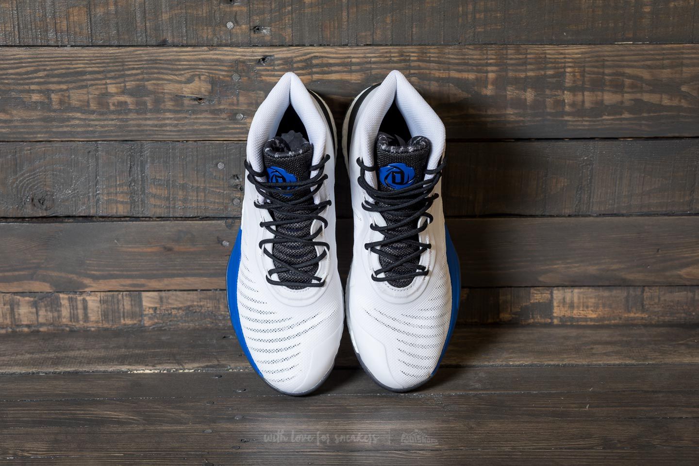 Zapatillas Hombre adidas D Rose 8 White/ Blue/ Black