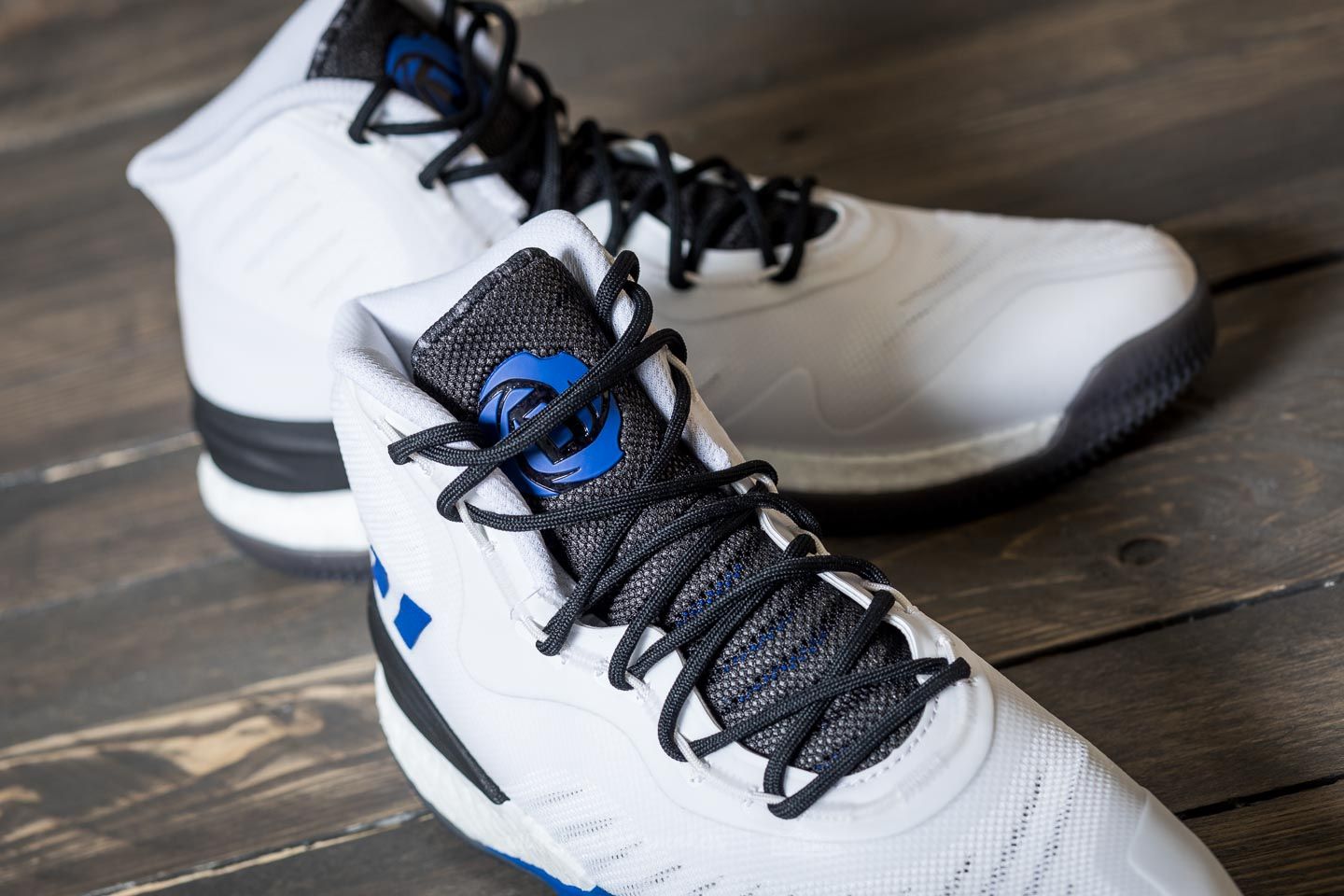 Men s shoes adidas D Rose 8 White Blue Black Footshop