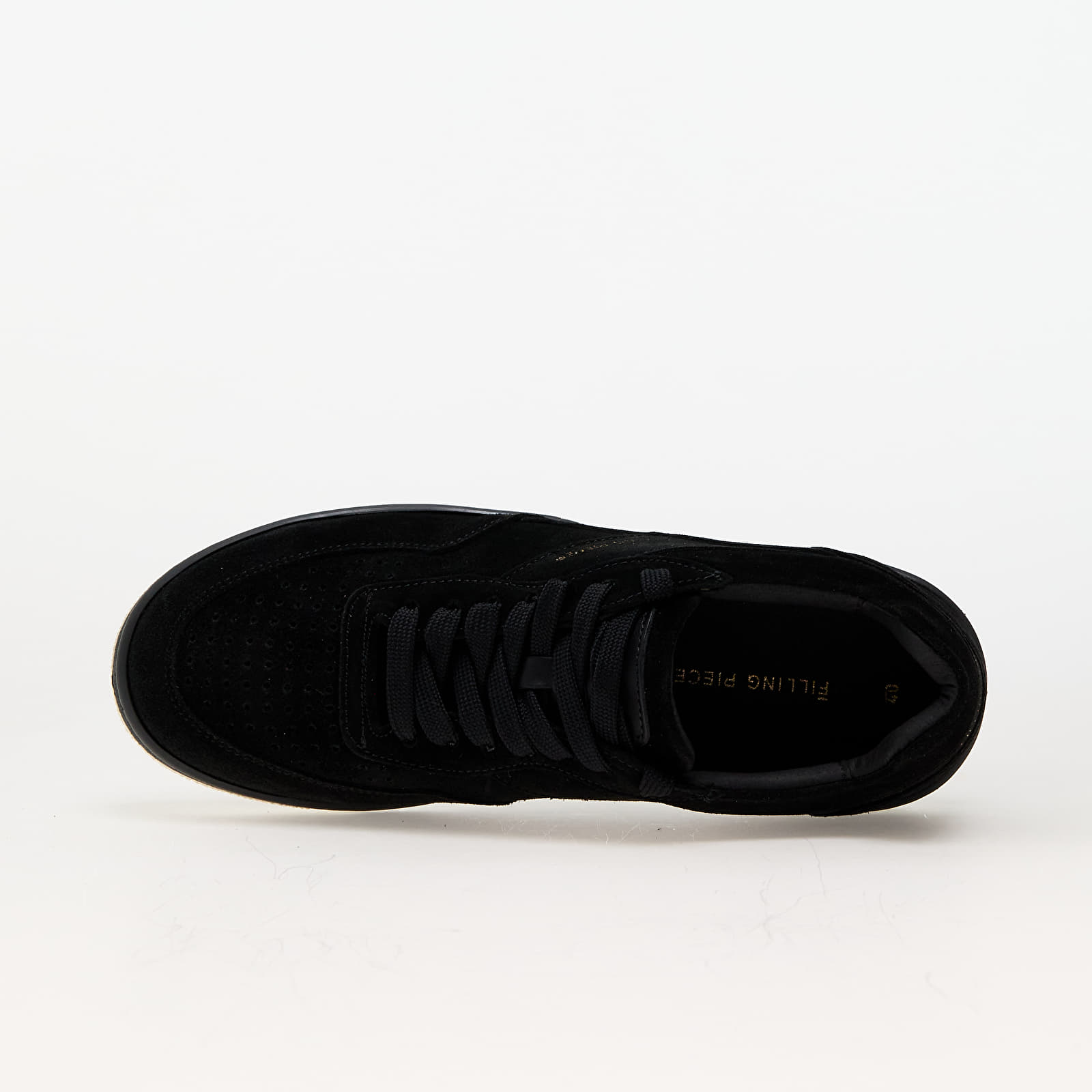 Herresko Filling Pieces Ace Suede Jet Black