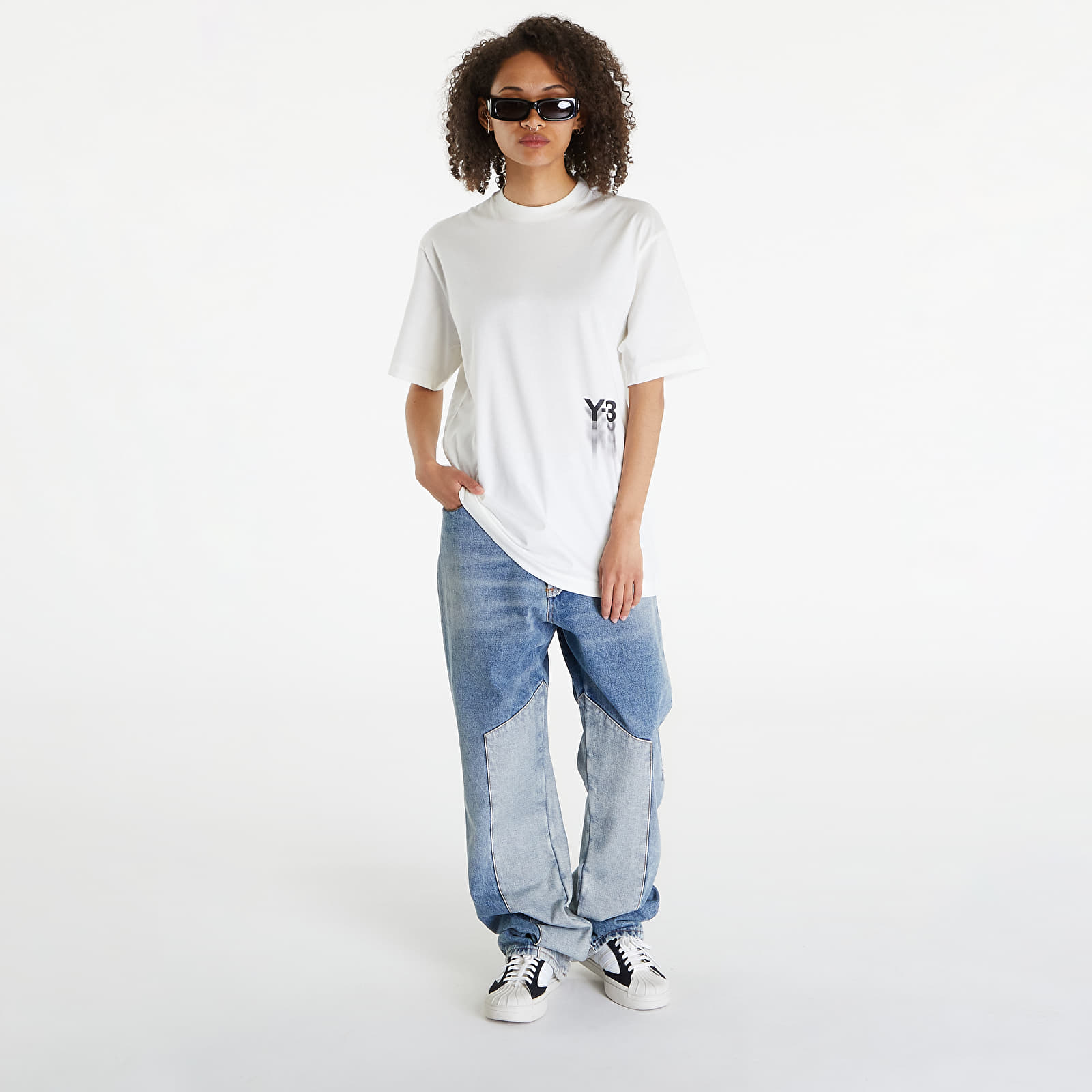 Magliette Y-3 Graphic Short Sleeve T-Shirt UNISEX Off White