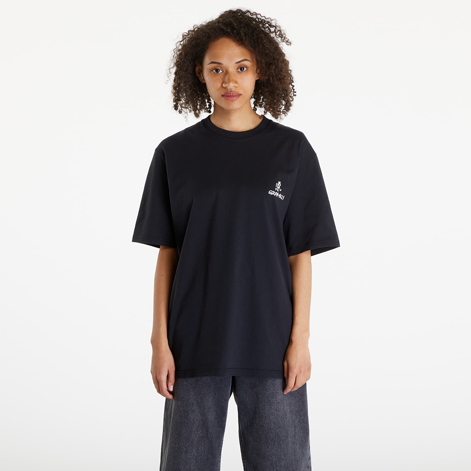 T-Shirts Gramicci One Point Logo Tee UNISEX Black
