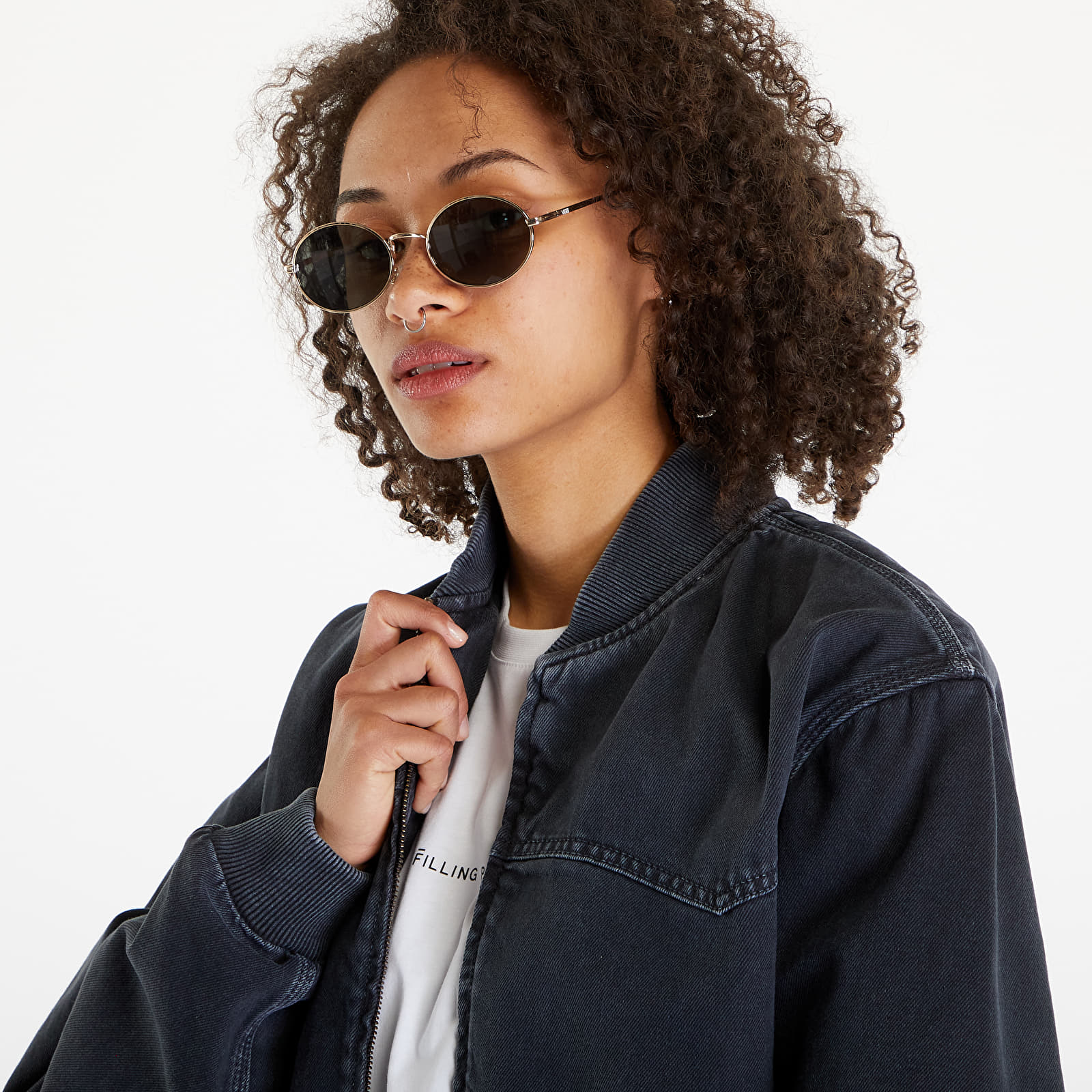 Geci Carhartt WIP OG Santa Fe Bomber UNISEX Black Stone Dyed