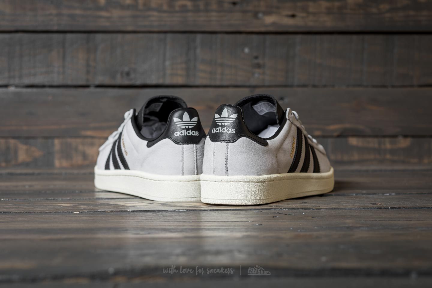 Herresko adidas Campus Grey Two/ Core Black/ Core White
