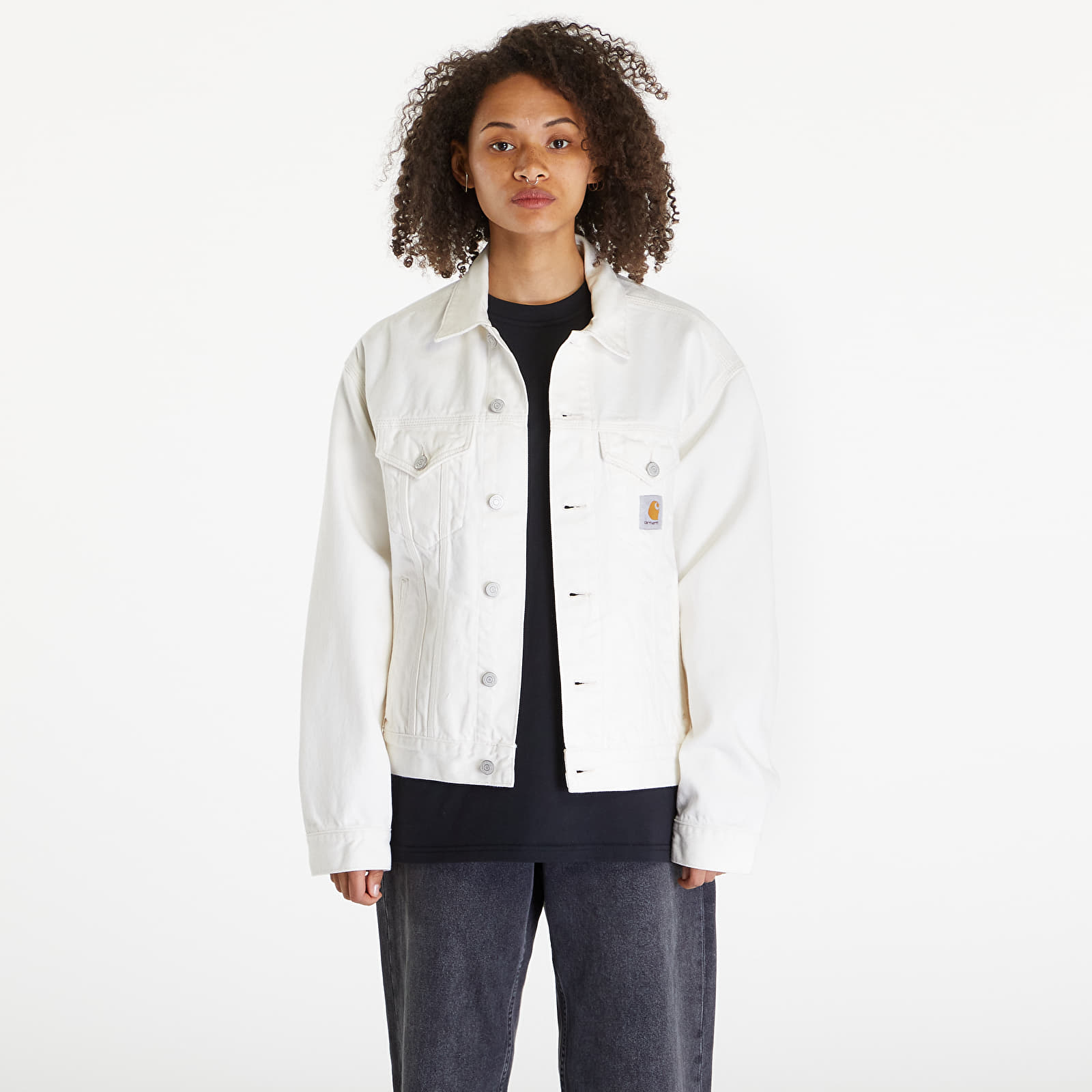 Bundy Carhartt WIP Helston Jacket UNISEX White Rinsed