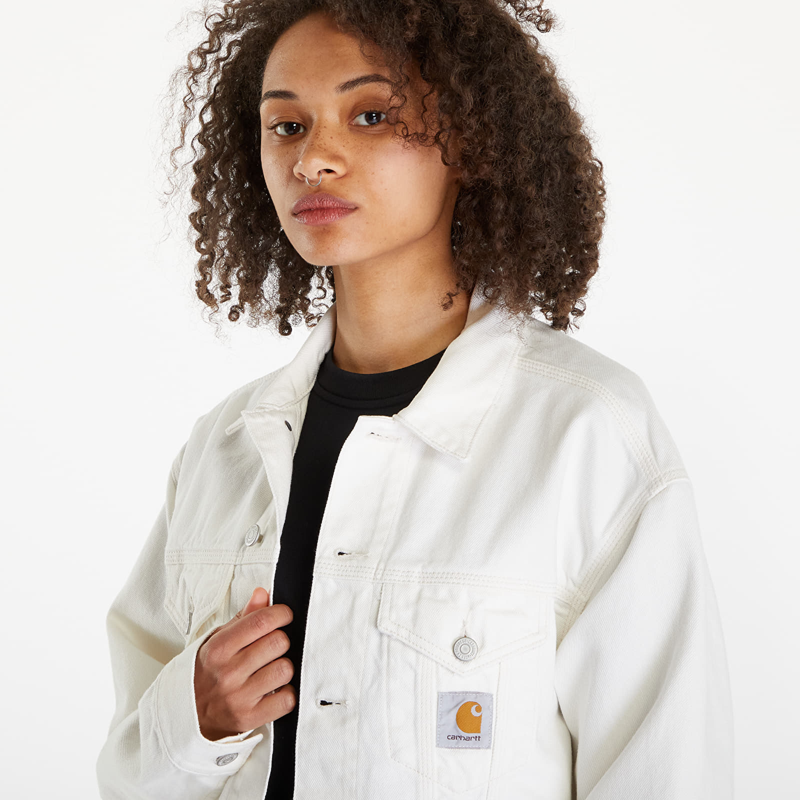 Bundy Carhartt WIP Helston Jacket UNISEX White Rinsed