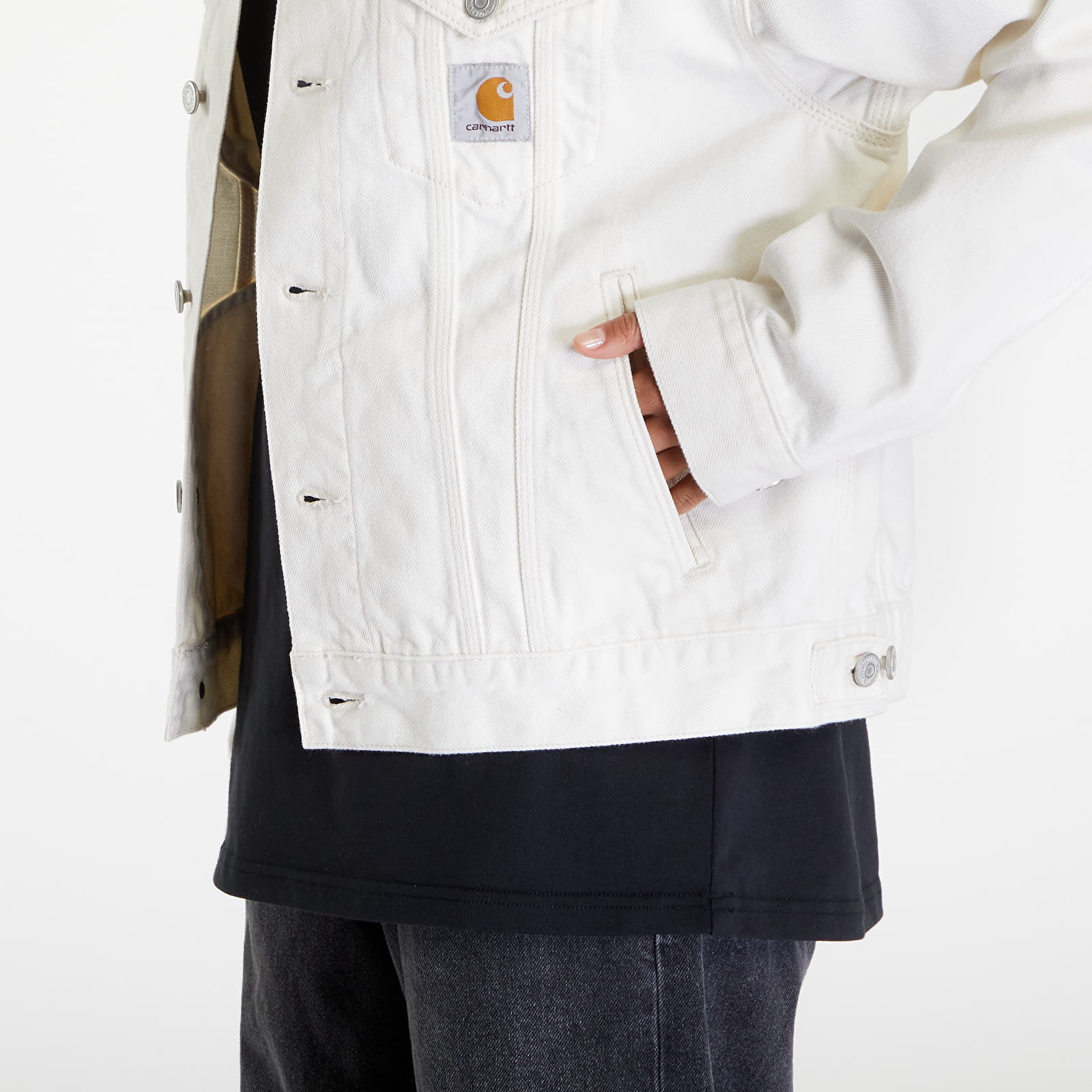 Bundy Carhartt WIP Helston Jacket UNISEX White Rinsed