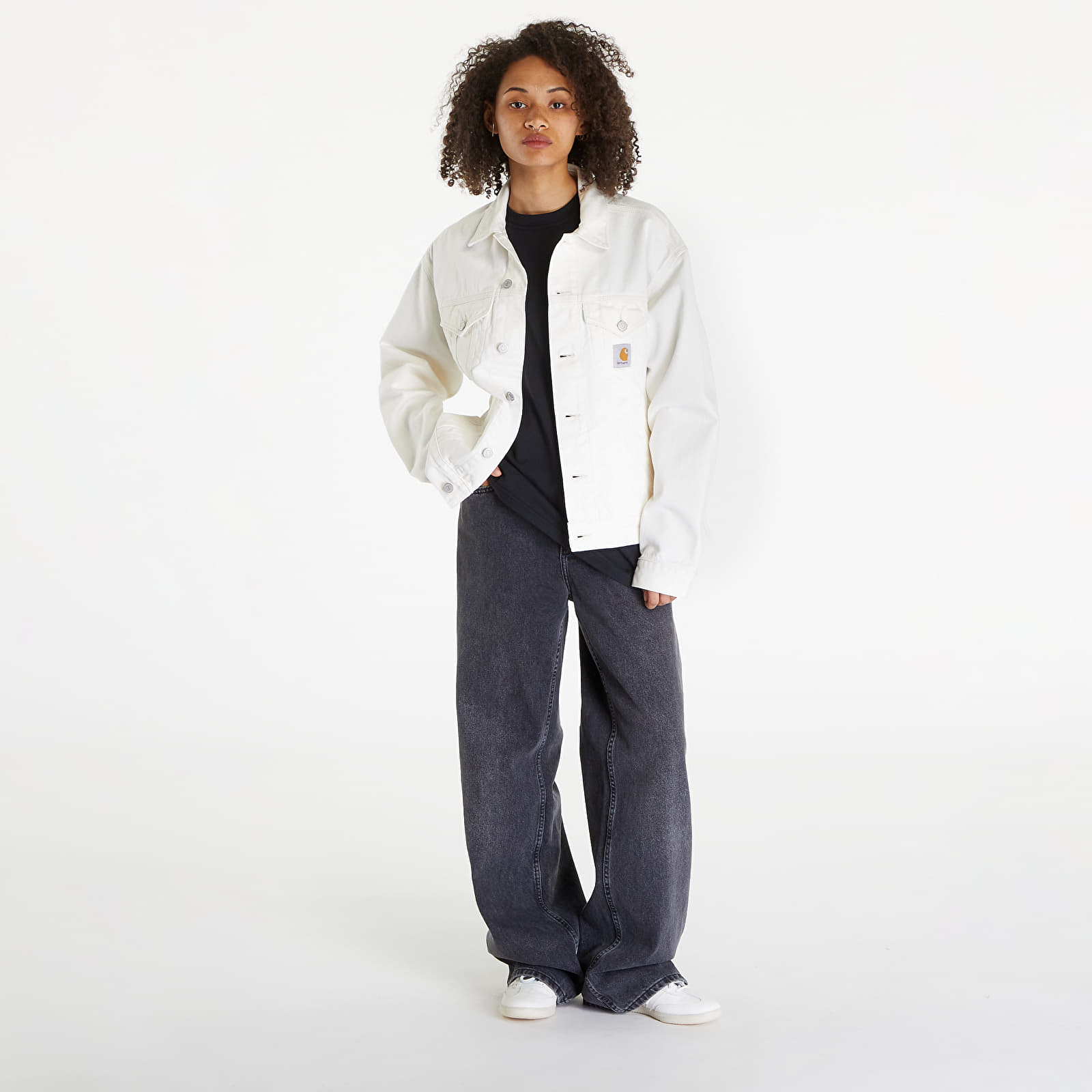 Bundy Carhartt WIP Helston Jacket UNISEX White Rinsed