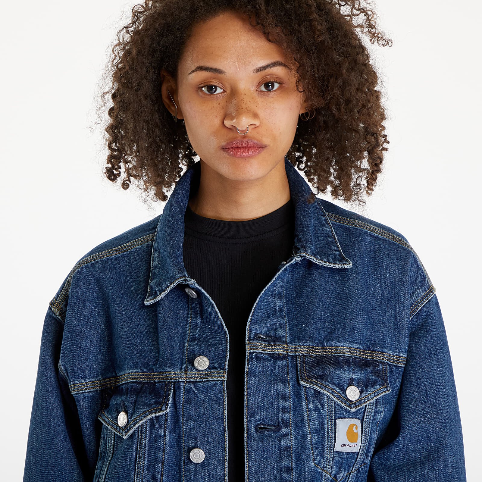 Jachete pentru bărbați Carhartt WIP Helston Jacket UNISEX Blue Cloud Stone