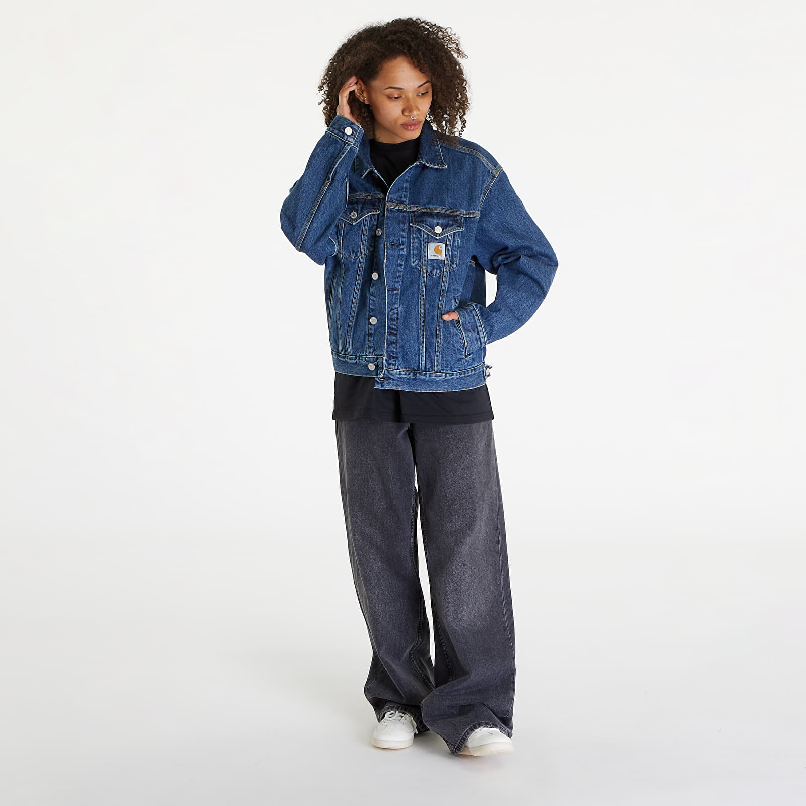 Jachete pentru bărbați Carhartt WIP Helston Jacket UNISEX Blue Cloud Stone
