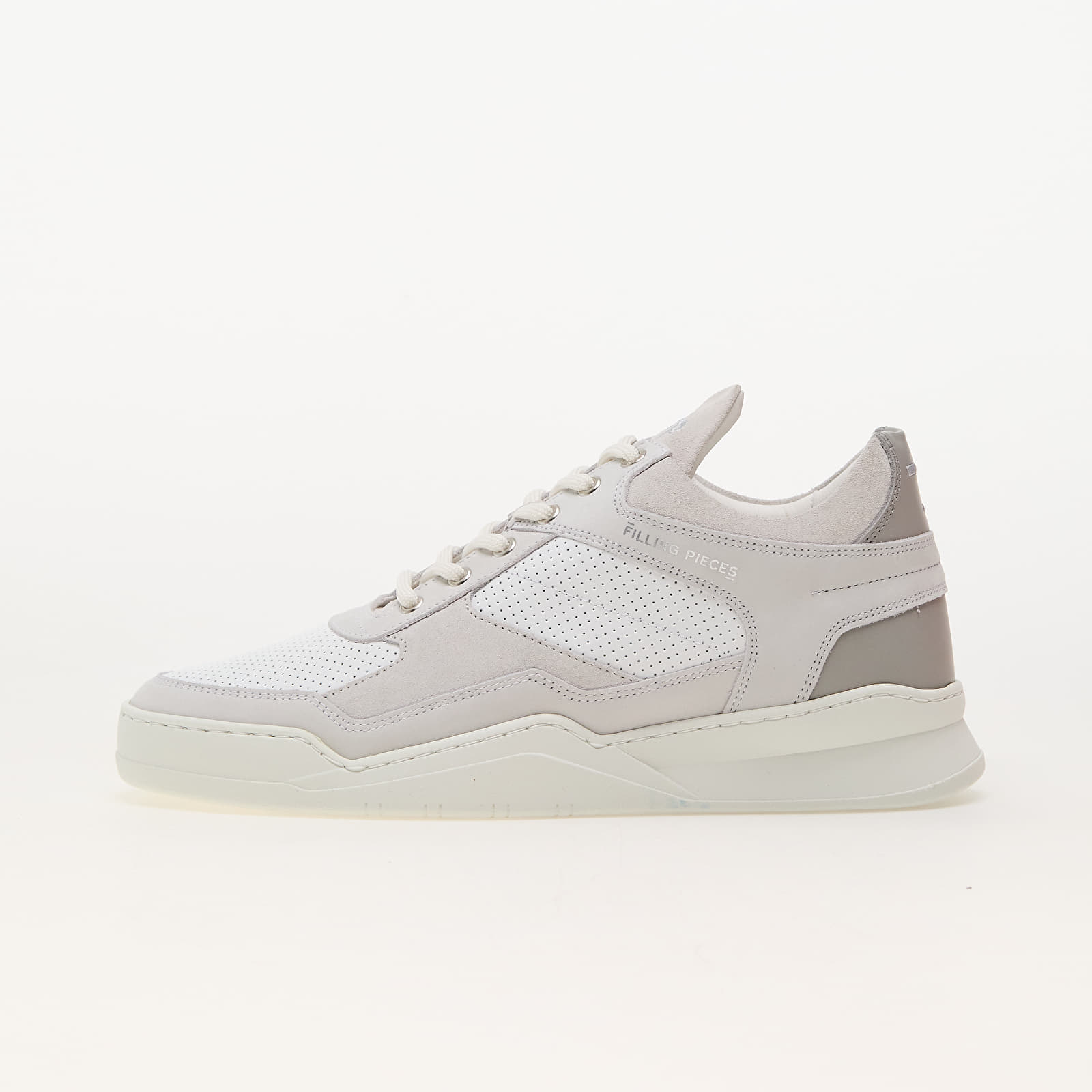 Levně Filling Pieces Low Top Ghost Paneled White