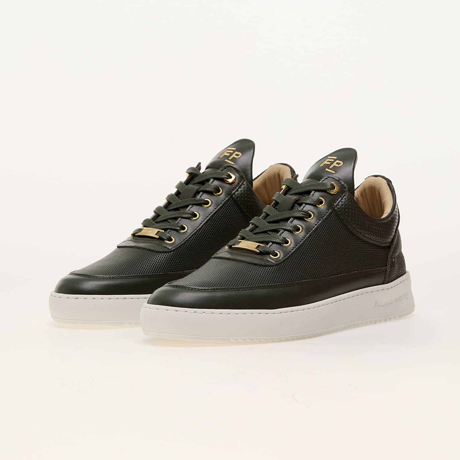 Men's shoes Filling Pieces Low Top Aten Green