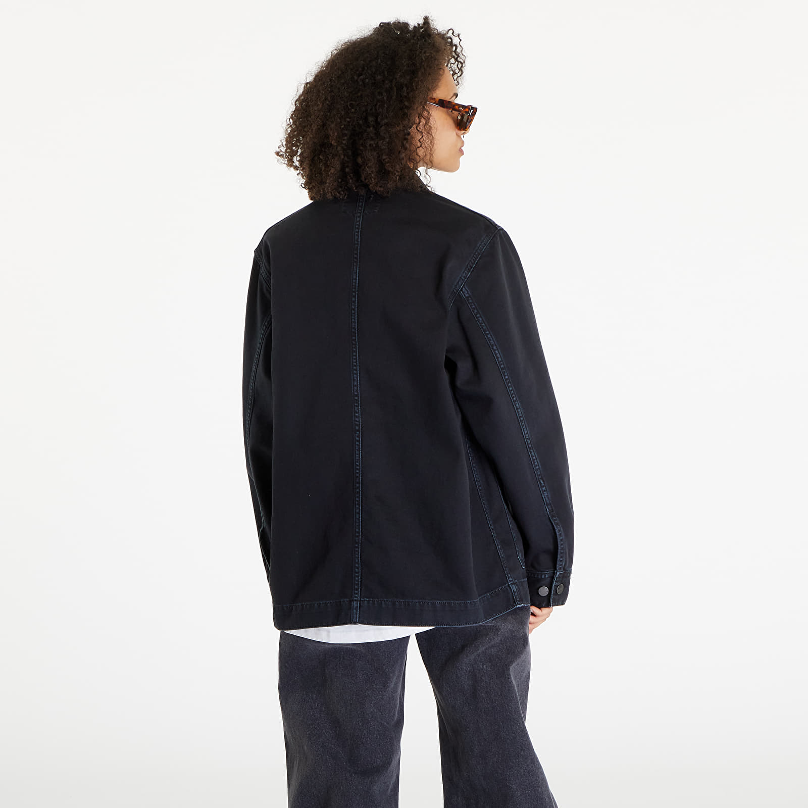 Takit Carhartt WIP Garrison Coat UNISEX Black Stone Dyed