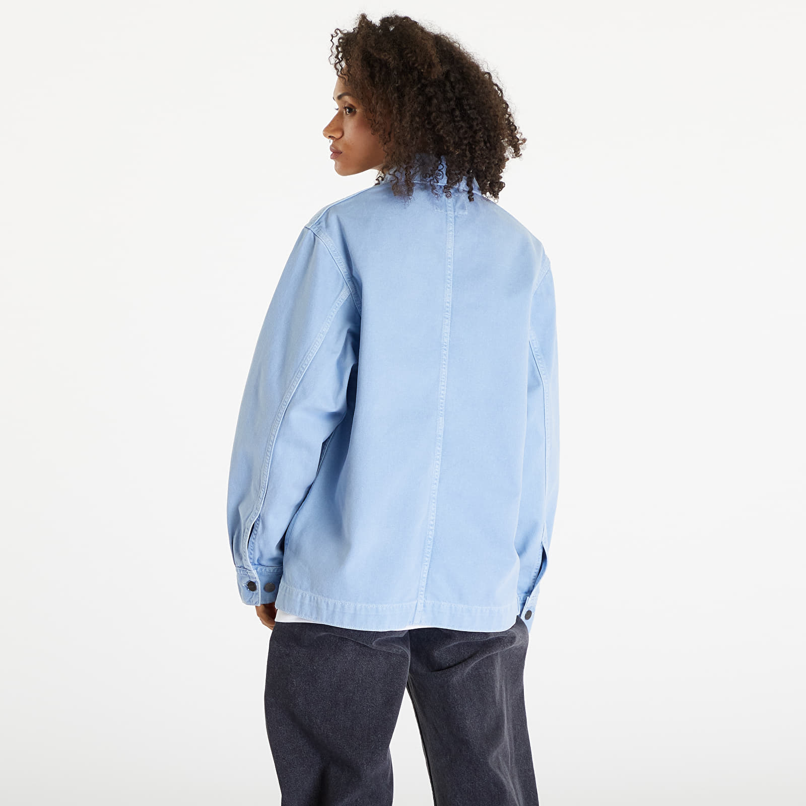 Bundy Carhartt WIP Garrison Coat UNISEX Frosted Blue Stone Dyed