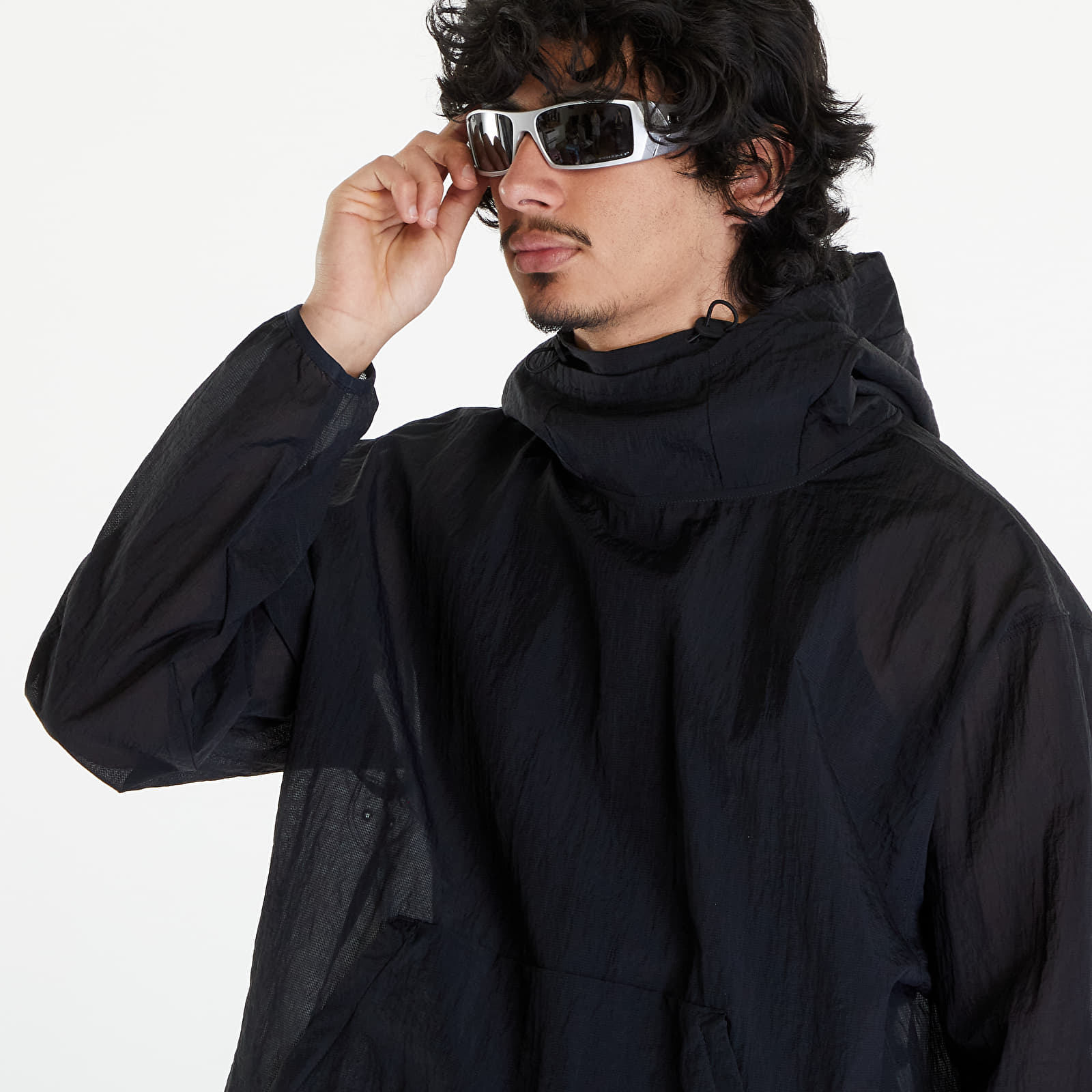Hoodies and sweatshirts  Nike Sportswear Tech Pack Men's Woven Mesh Pullover Black/ Black
