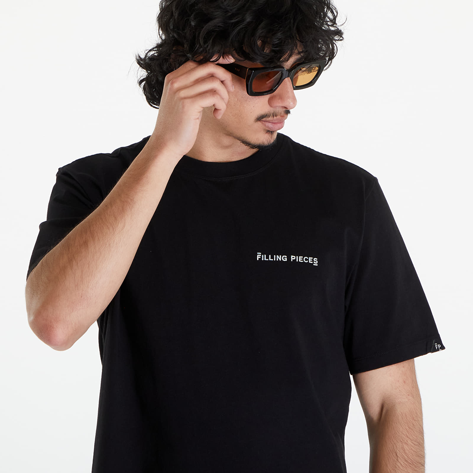 Marškinėliai Filling Pieces Alphabet T-Shirt UNISEX Black