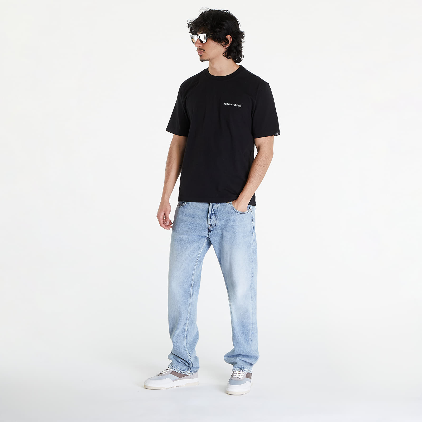 Marškinėliai Filling Pieces Alphabet T-Shirt UNISEX Black