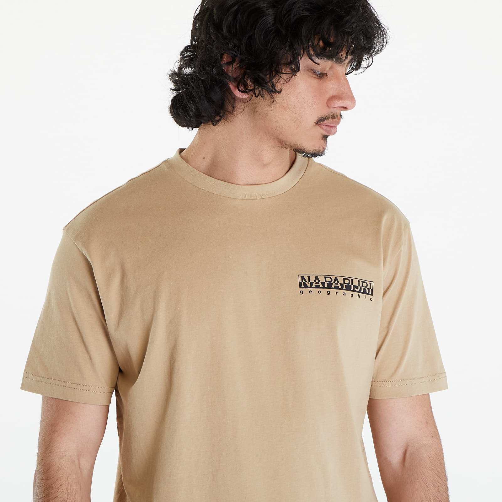 Tričká Napapijri Kotcho Short Sleeve T-Shirt Beige