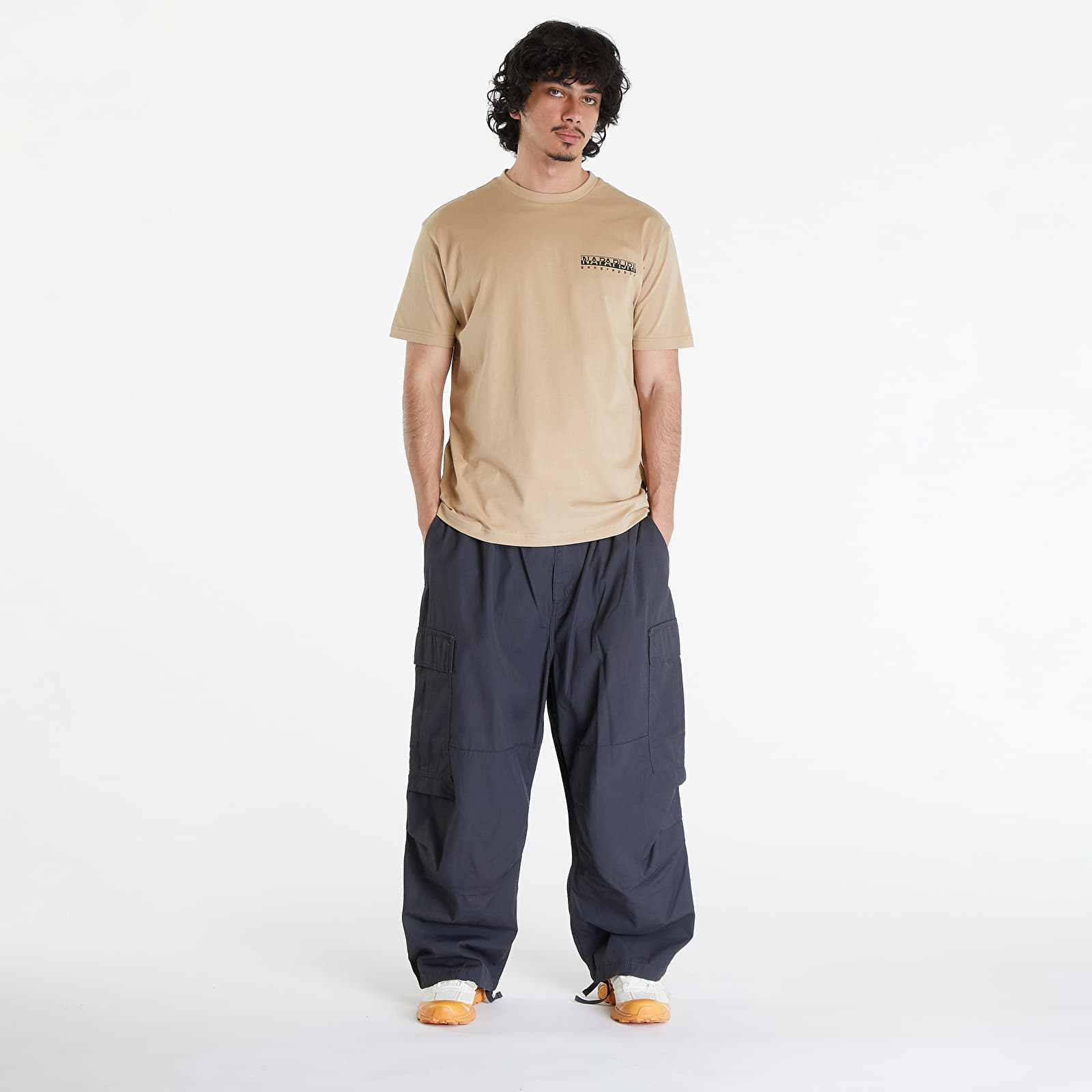 Tričká Napapijri Kotcho Short Sleeve T-Shirt Beige