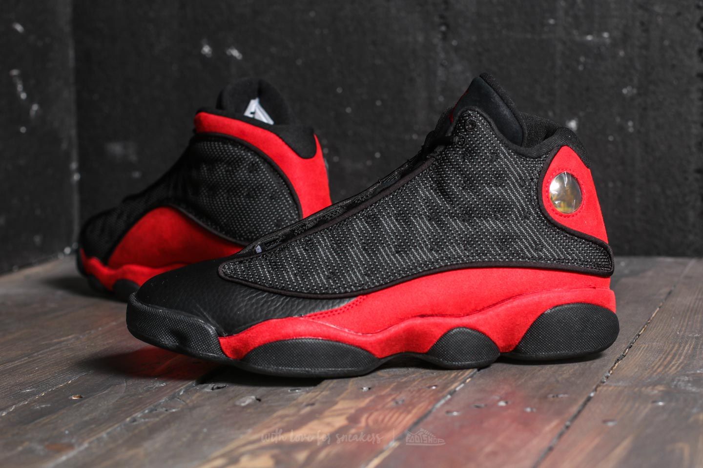 Men s shoes Nike Air Jordan 13 Retro Black True Red White Footshop