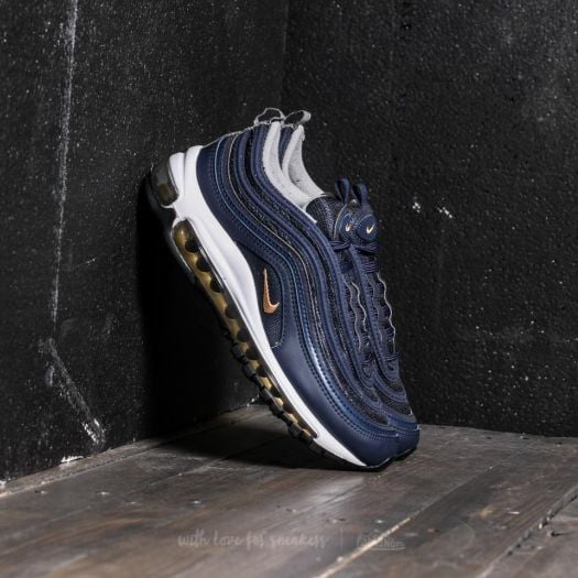 Nike air max deals 97 navy blue gold