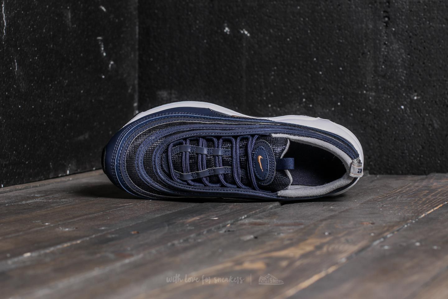 Sieviešu apavi Nike Air Max 97 (GS) Midnight Navy/ Metallic Gold
