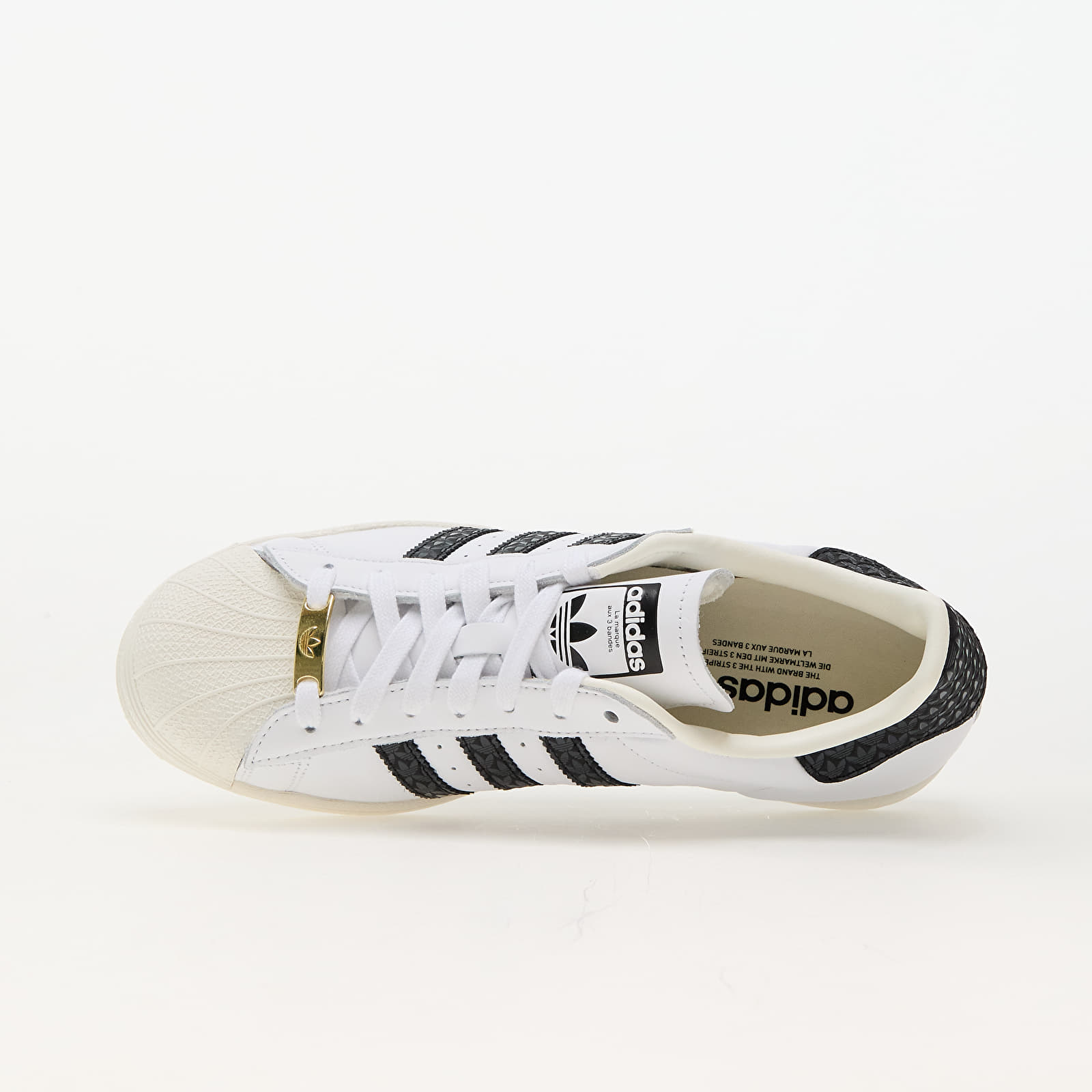 Men s shoes adidas Superstar Ftw White Core Black Gold Metallic Footshop