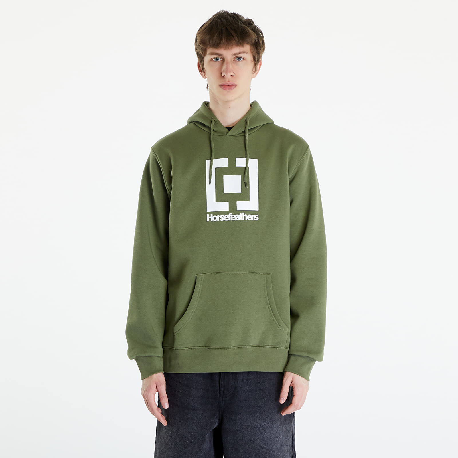Hanorac Horsefeathers Leader Sweatshirt Loden Green