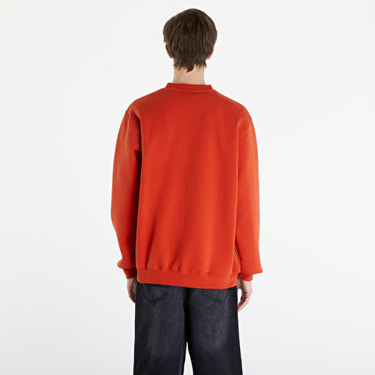 Red orange sweatshirt top