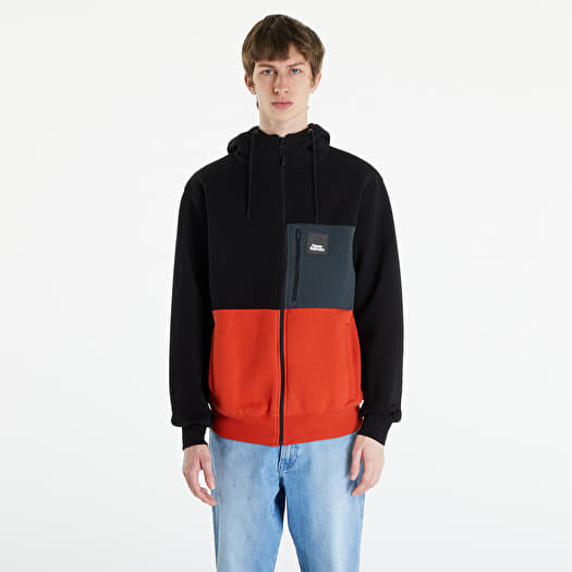 Half orange half black hoodie online