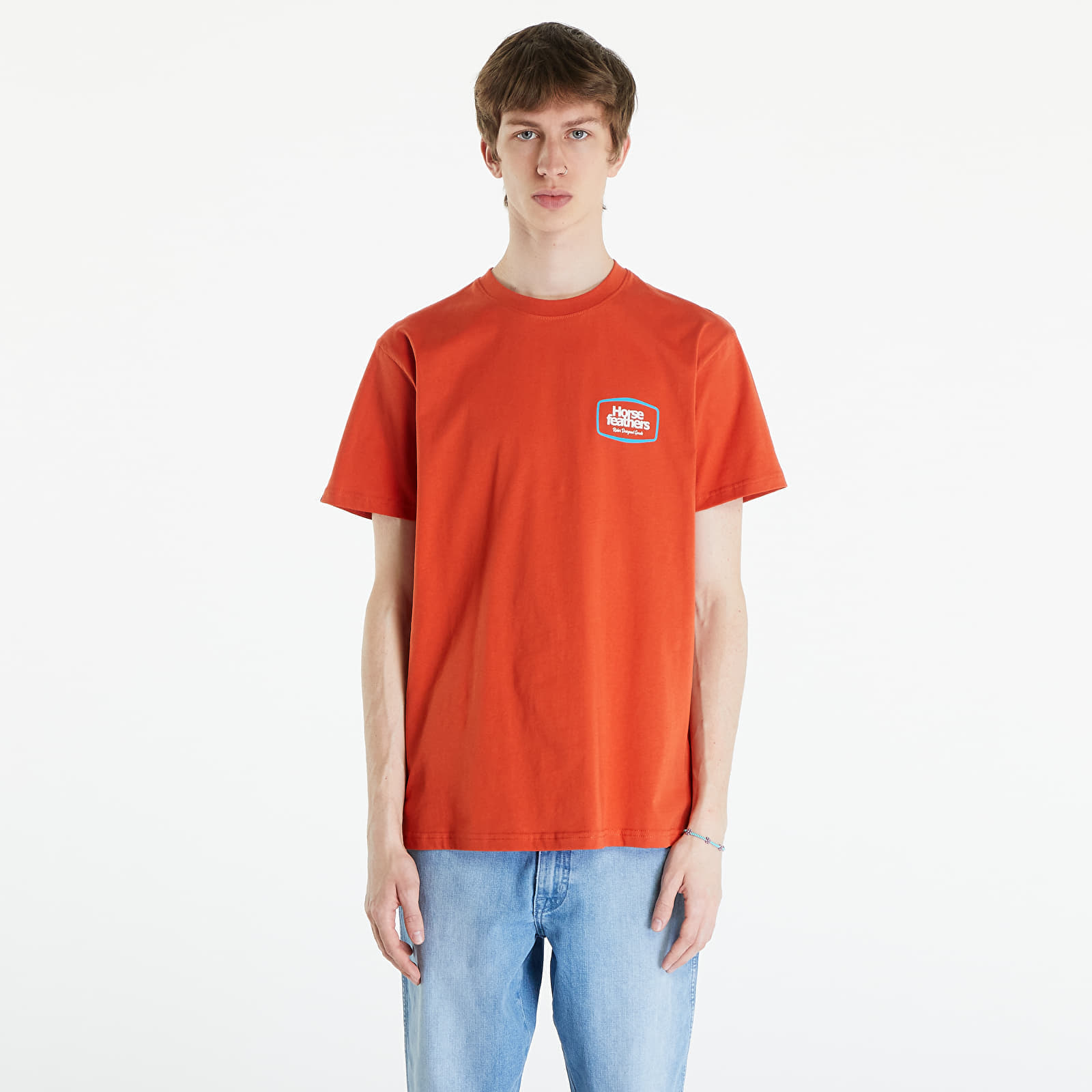 Тениски Horsefeathers Bronco T-Shirt Orange Rust
