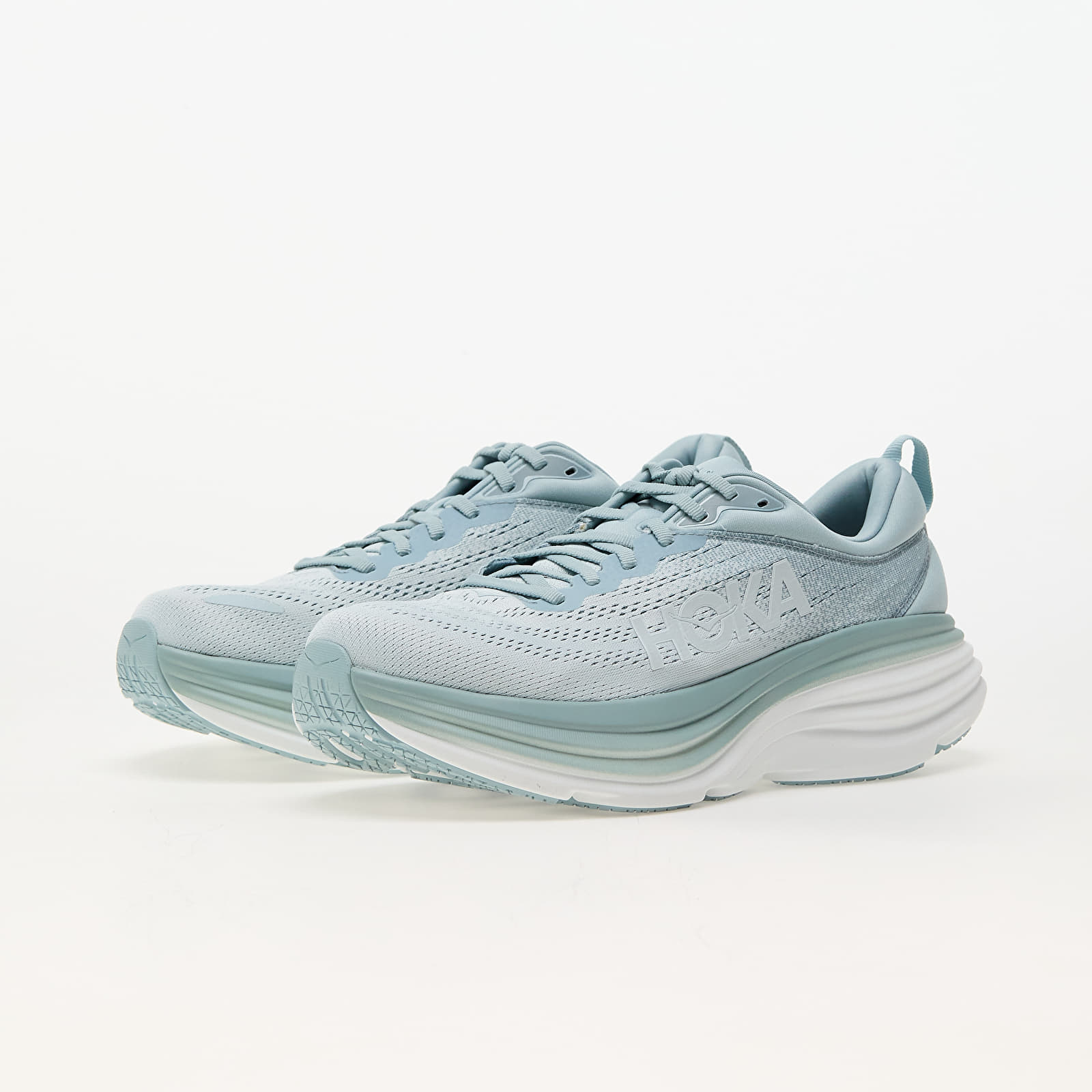 Herresko Hoka® M Bondi 8 Cloud Blue/ Ice Flow