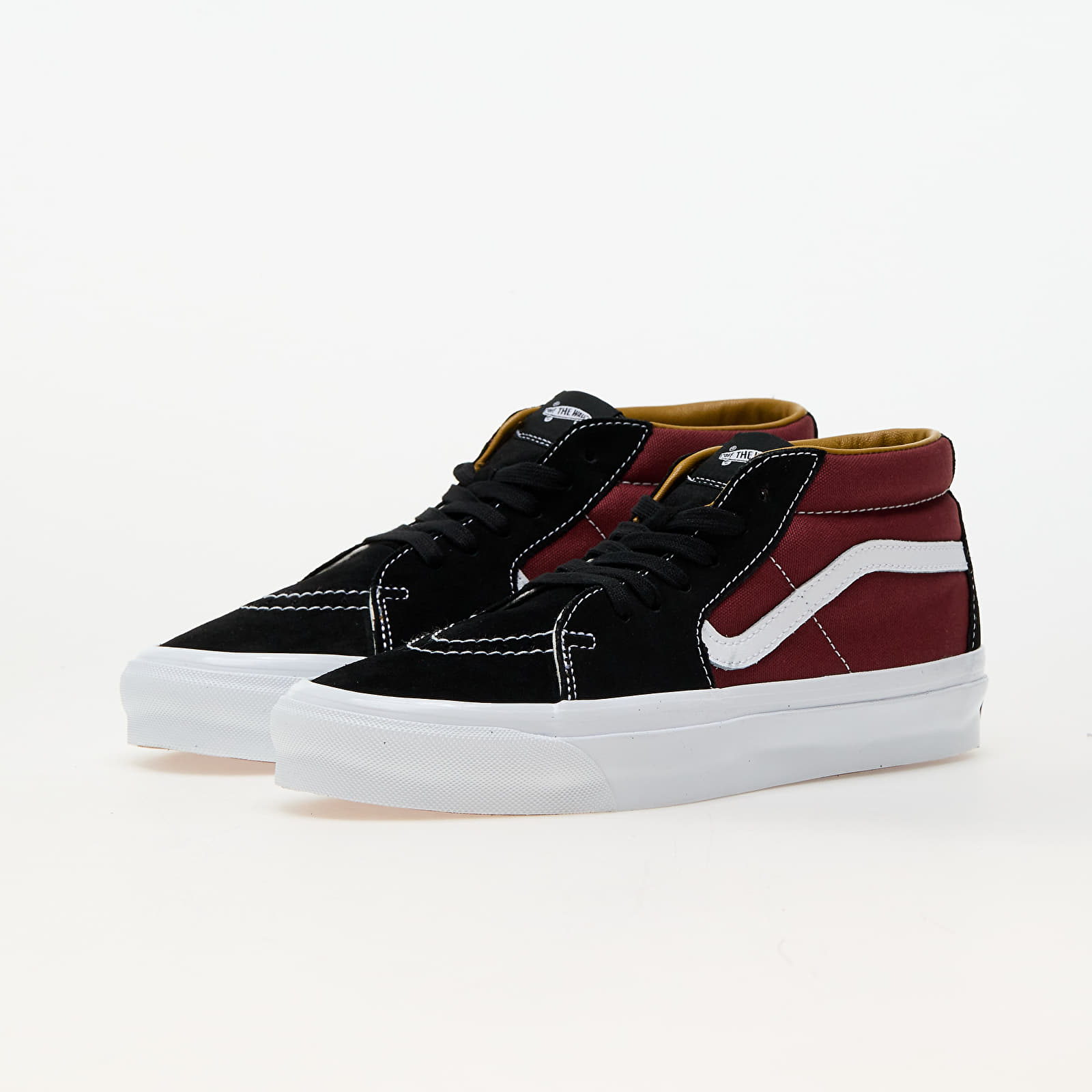 Încălțăminte și sneakerși pentru bărbați Vans Sk8-Mid Reissue 83 LX Black/ Russet