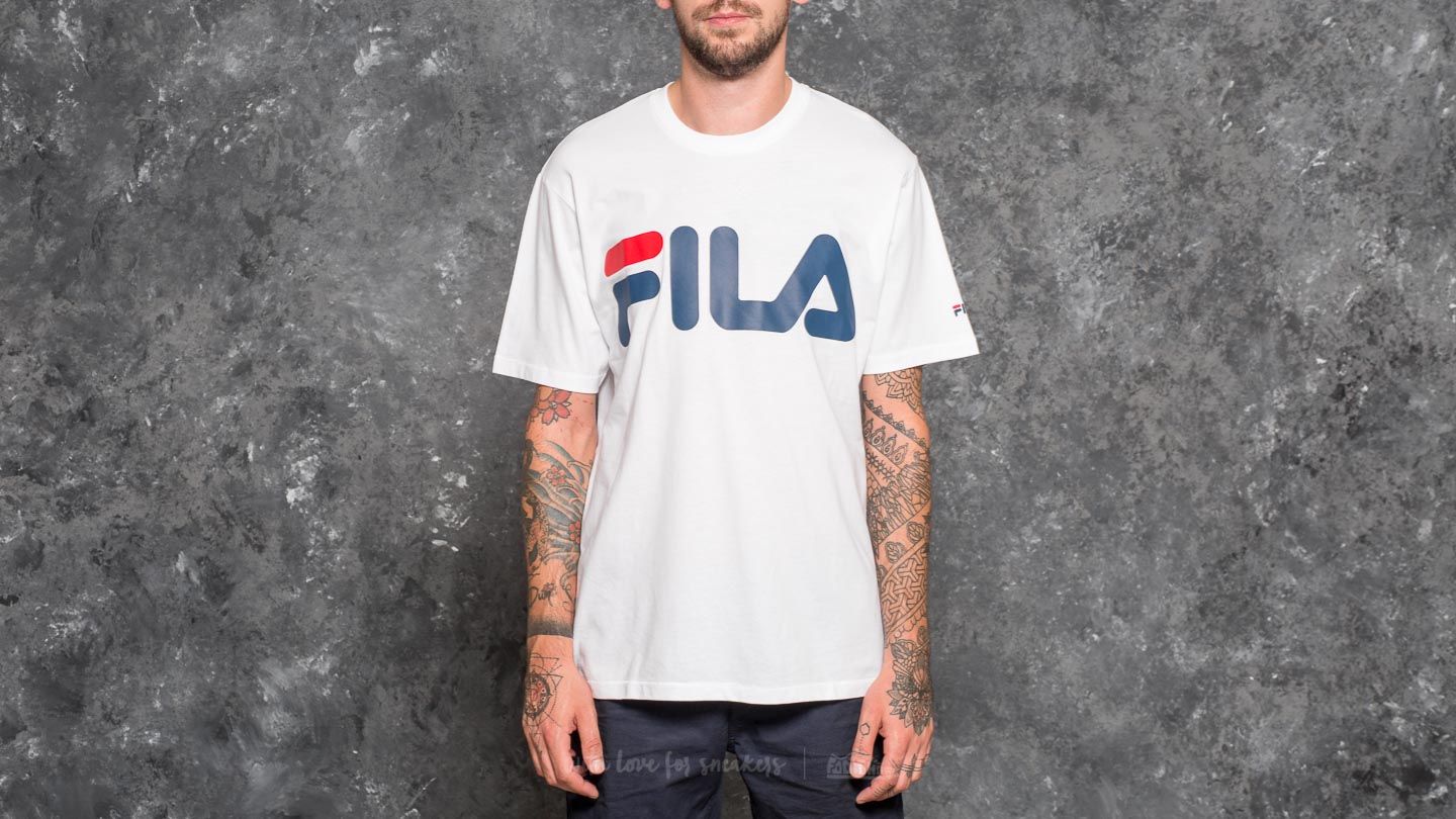 Camisetas FILA Classic Logo Tee Bright White