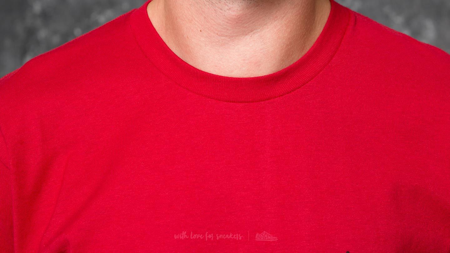 Marškinėliai Stüssy Basic Tee Dark Red