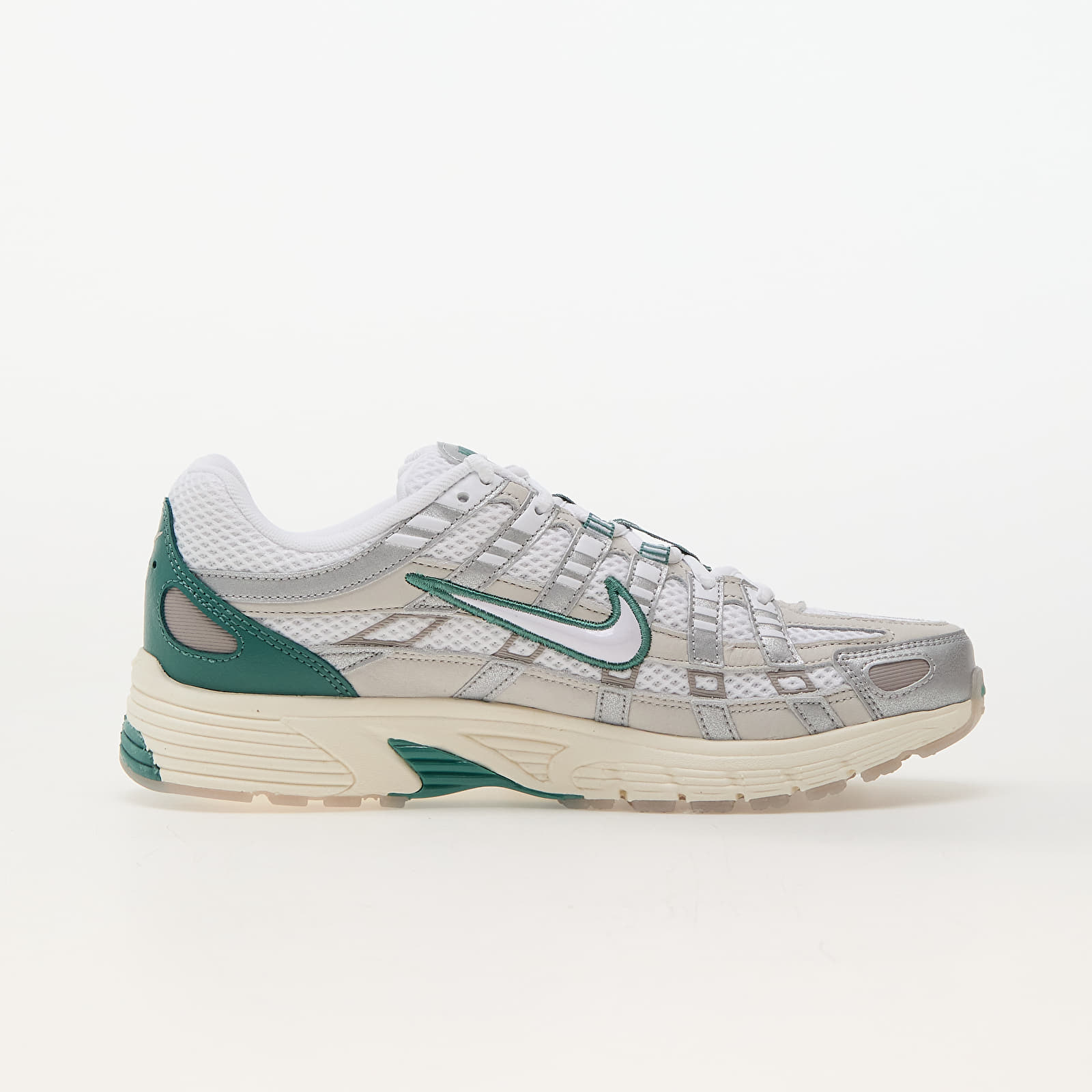 Scarpe uomo Nike P-6000 Prm Light Bone/ White-Metallic Silver