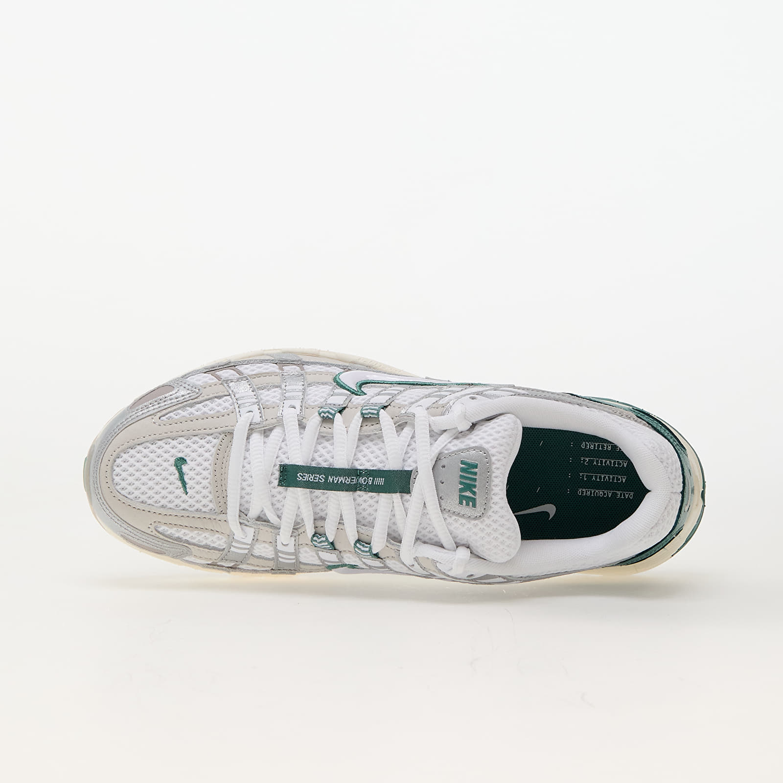 Scarpe uomo Nike P-6000 Prm Light Bone/ White-Metallic Silver