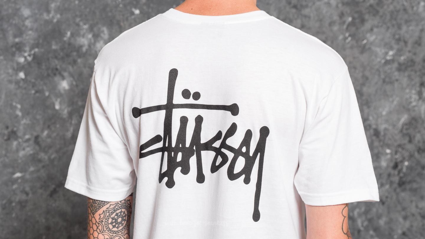 T-shirts Stüssy Basic Tee White