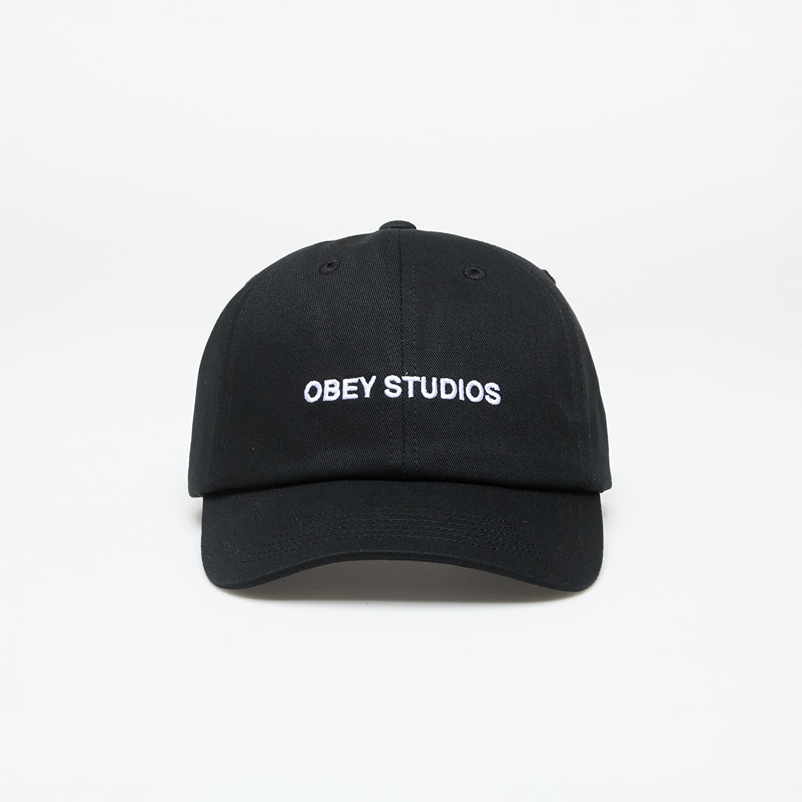 Caps OBEY Studios Strap Back Hat Black Footshop