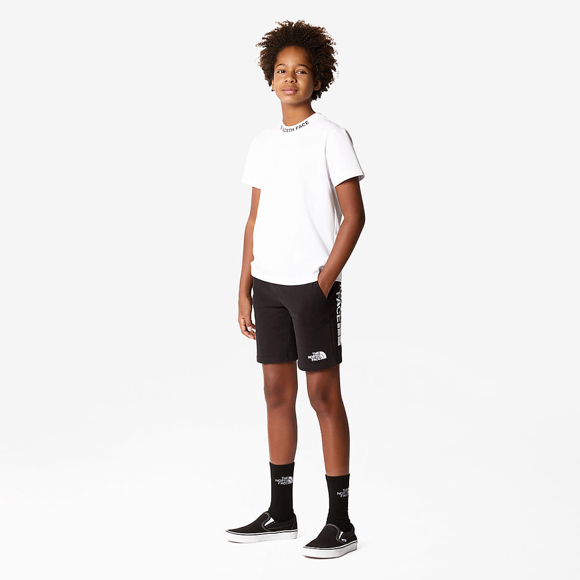 Tricouri și maiouri pentru copii The North Face Teen New Short Sleeve Zumu Tee TNF White