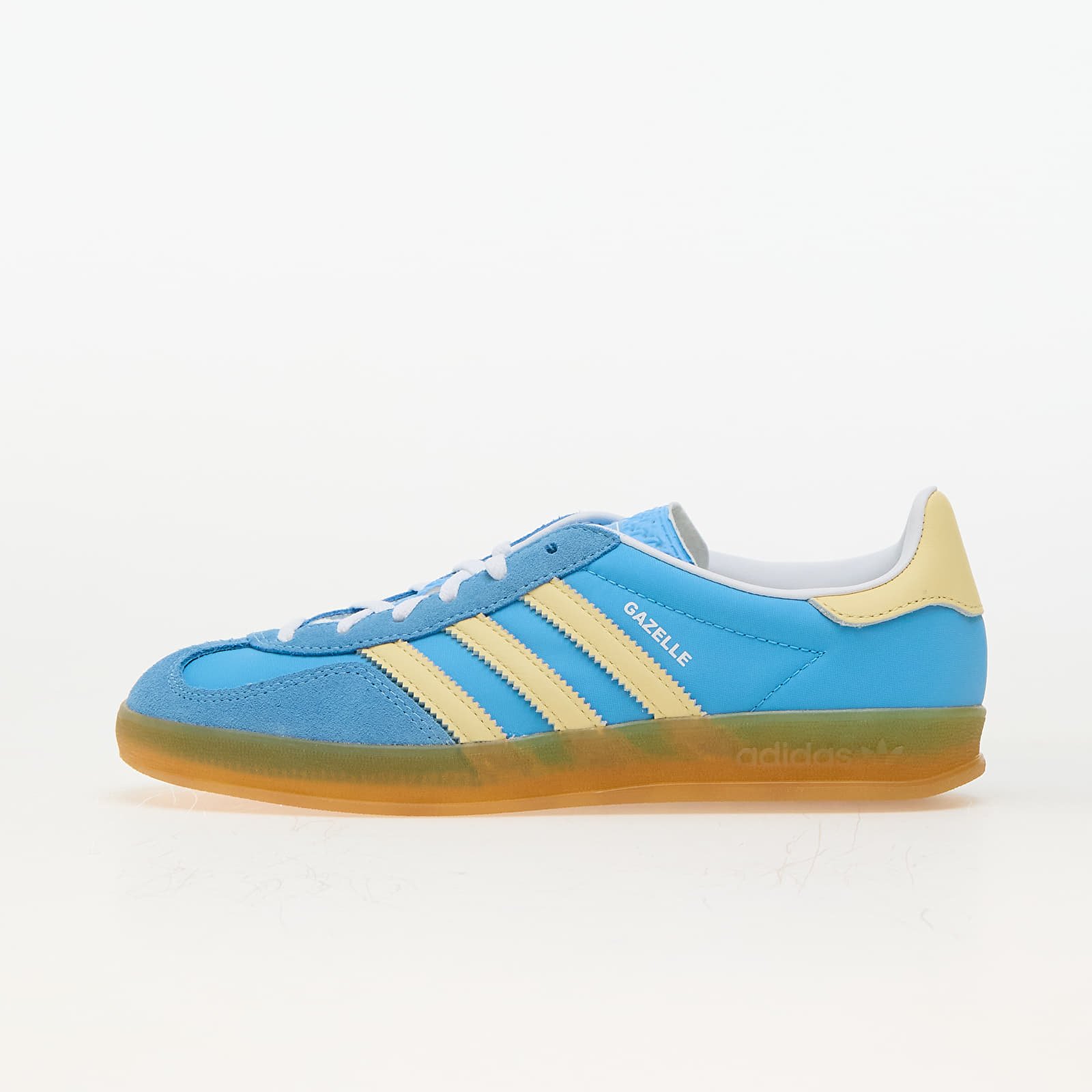 Frauen adidas Gazelle Indoor W Semi Blue Burst/ Almost Yellow/ Ftw White