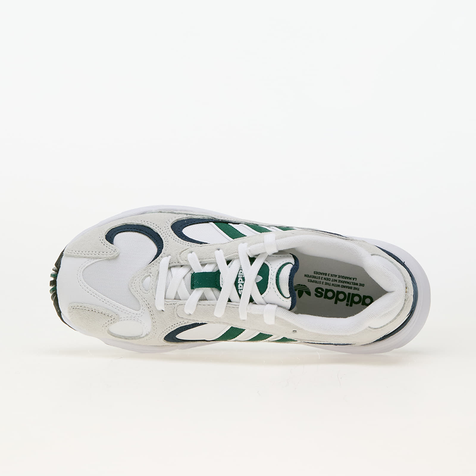Damen Sneaker und Schuhe adidas Falcon Dorf W Ftw White/ Collegiate Green/ Night Indigo