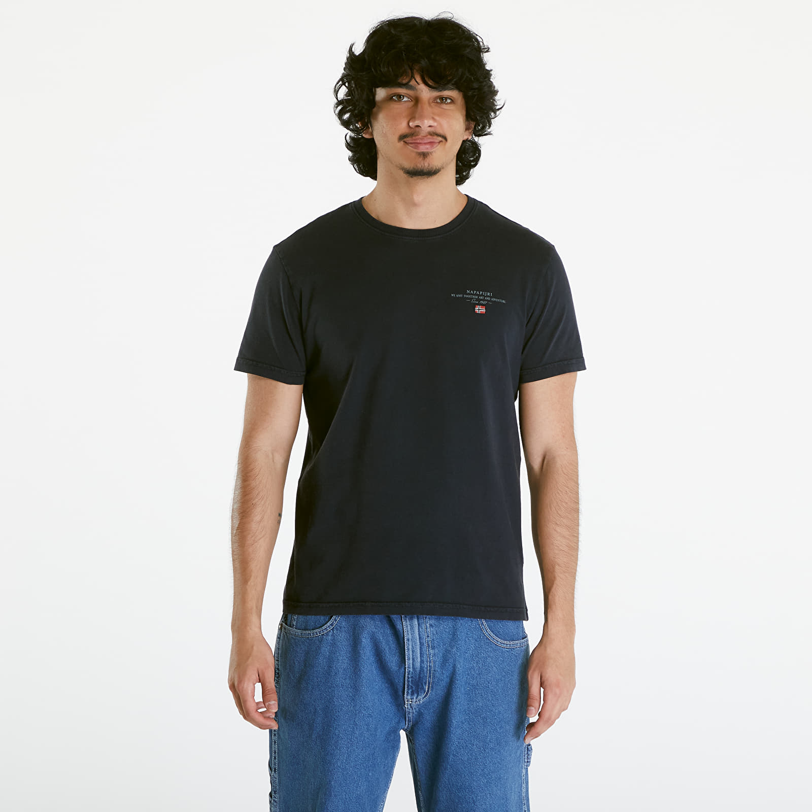 T-shirts Napapijri Selbas Tee Blue Marine